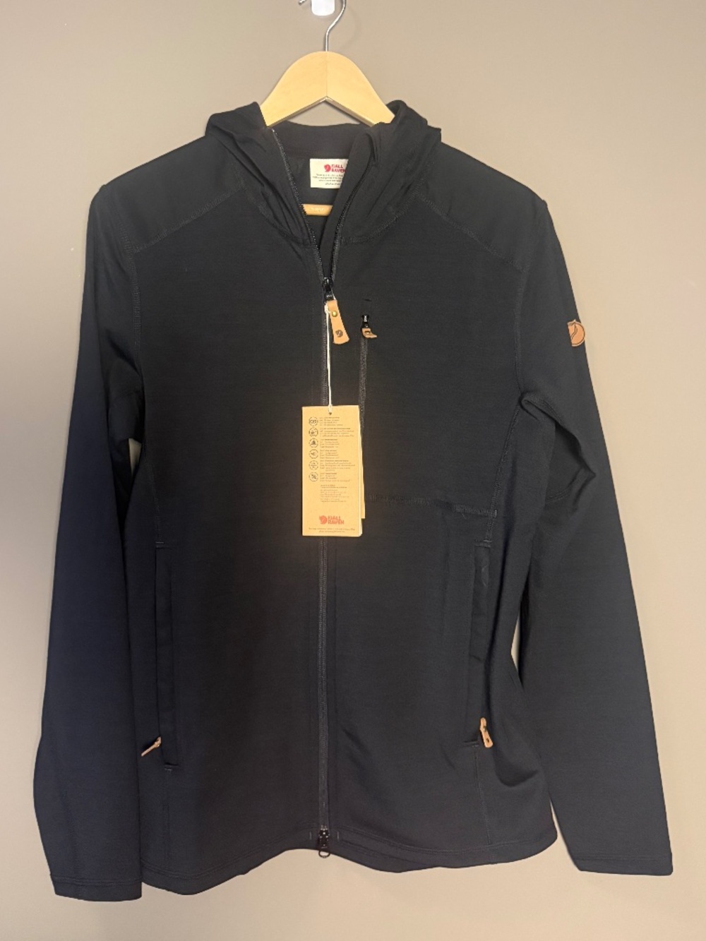 Fjallraven KEB G-1000 Hooded Jacket Black Men's Size Small NWT